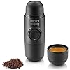 For the Economical: Wacaco Minipresso GR, Portable Espresso Machine, Compatible Ground Coffee, Hand Coffee Make, Travel Gadgets, Manually Operated, Perfect for Camping