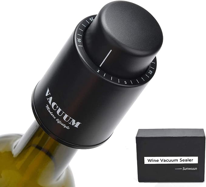 Affordable Vacuum Wine Preserver - This easy-to-use, vacuum-sealed preserver is perfect for those who want to enjoy their wine one glass at a time.