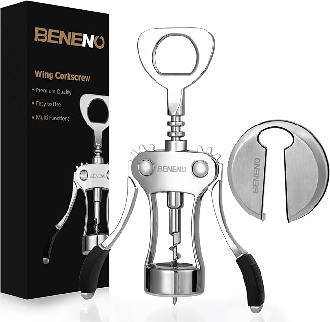 Compact and Classical - Perfect for wine lovers who appreciate traditional elegance, this compact corkscrew offers both style and practicality. Its classic design pays homage to the timeless art of wine opening, providing a reliable and efficient way to uncork bottles.