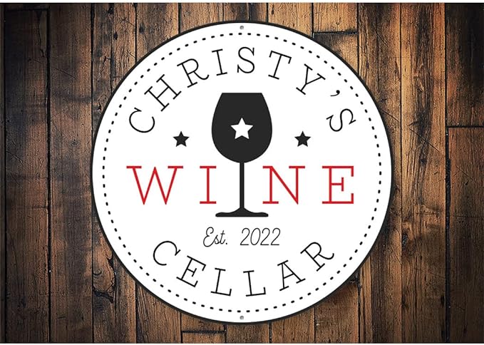 Splurge Option: Personalized Wine Cellar Sign – Elevate his wine collection with a customized sign for his cellar or wine corner.