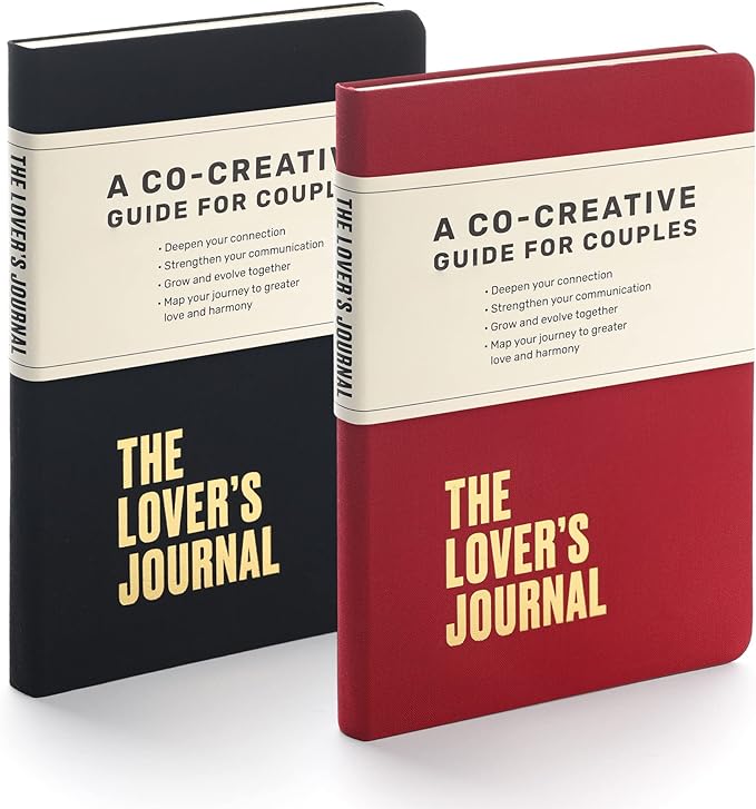 ‘The Lovers Journal’ - Create, Connect and Celebrate: Designed by a couple for couples, this journal offers prompts to explore your relationship deeper and celebrate your love every day.