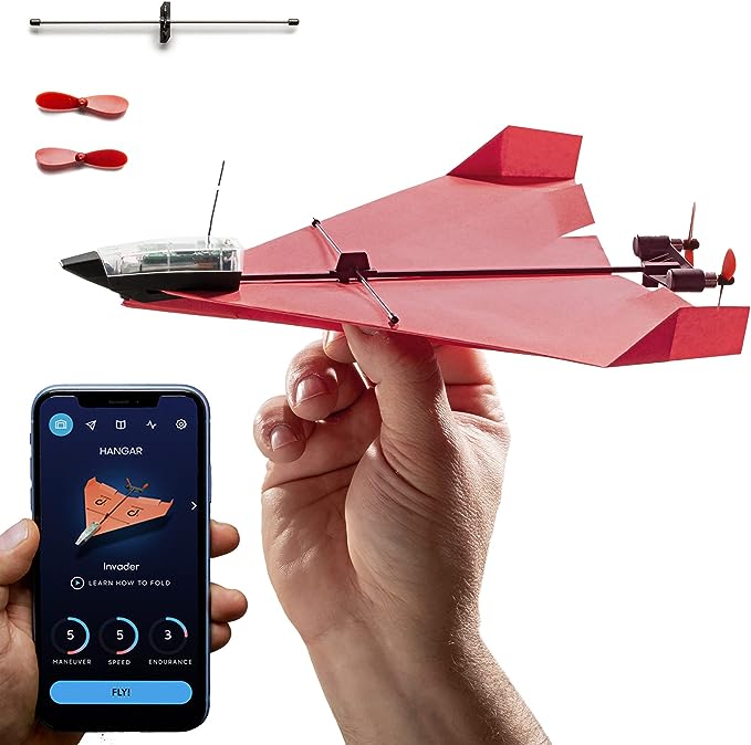 Creative Tech: Smartphone-Controlled Paper Airplane – A unique blend of traditional fun and modern technology, perfect for the creative mind.