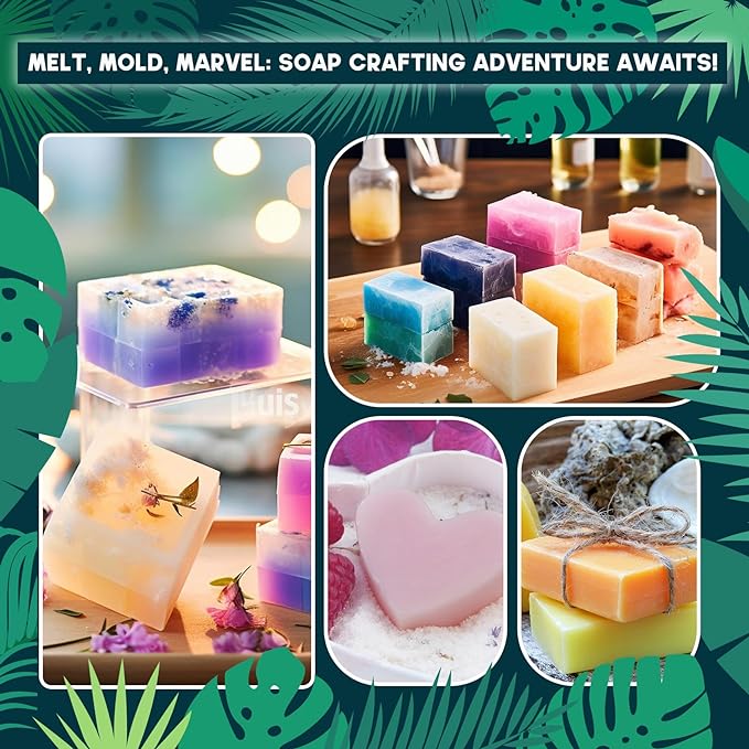 Soap Making Kit: Handmade Craft Fun - A great way to start making your own soaps, with all materials included.