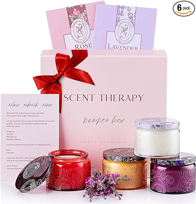 Deluxe Candle Set: Variety Pack - A luxurious set featuring a range of scents for every mood.